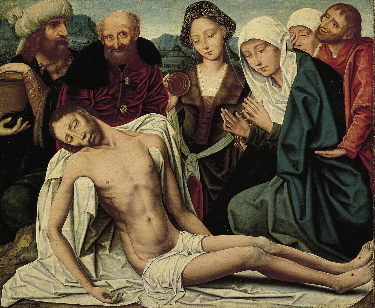 Die Beweinung Christi von Master of the Mansi Magdalen