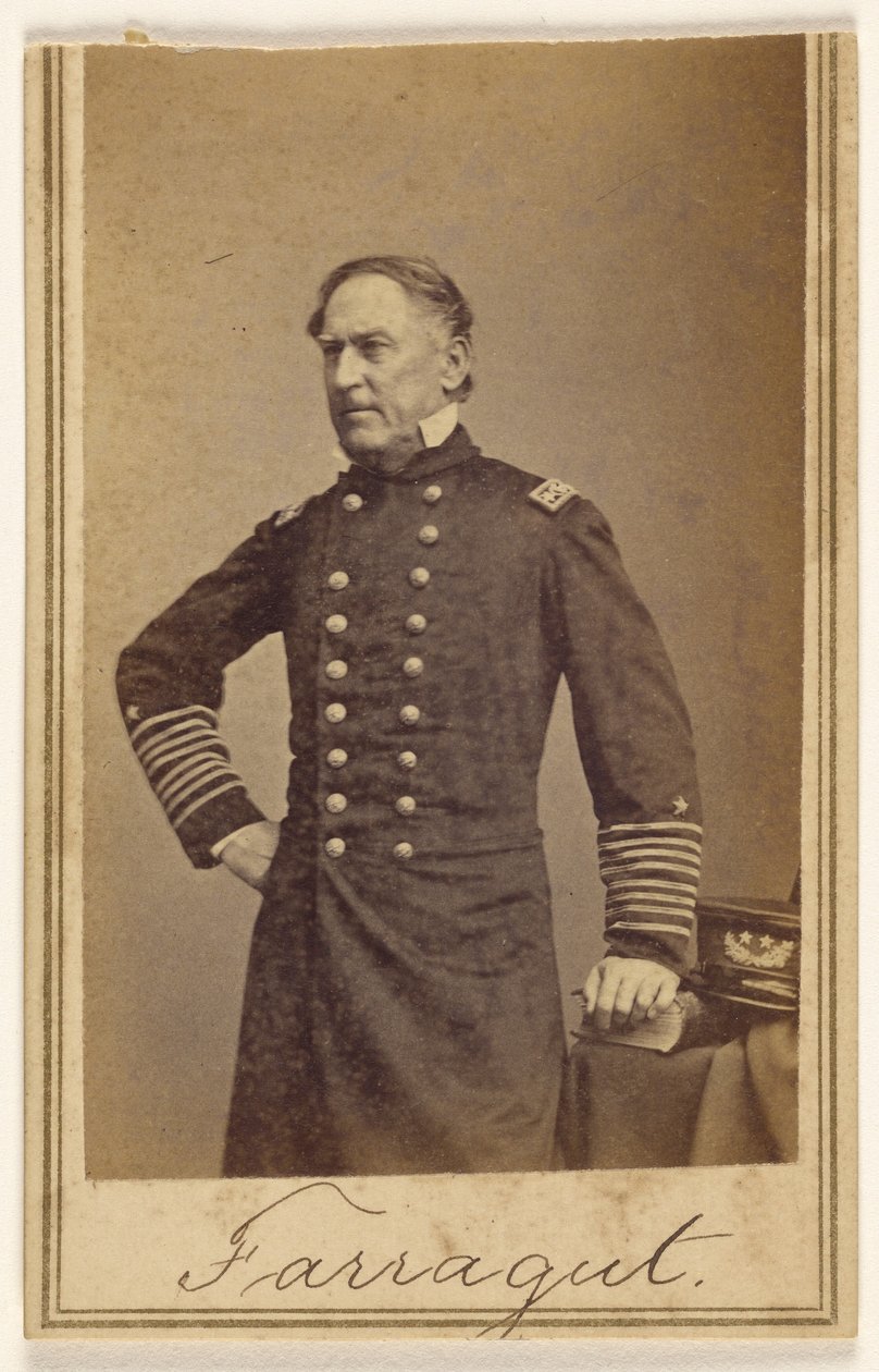 Admiral David Glasgow Farragut von Mathew B. Brady