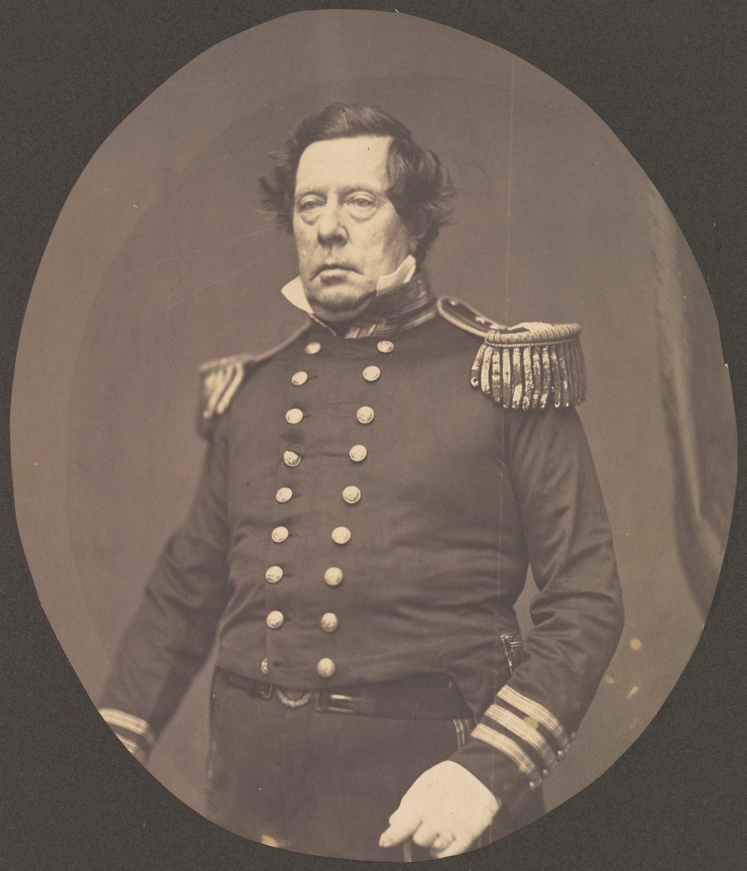[Kommodore Matthew Calbraith Perry] von Mathew B. Brady