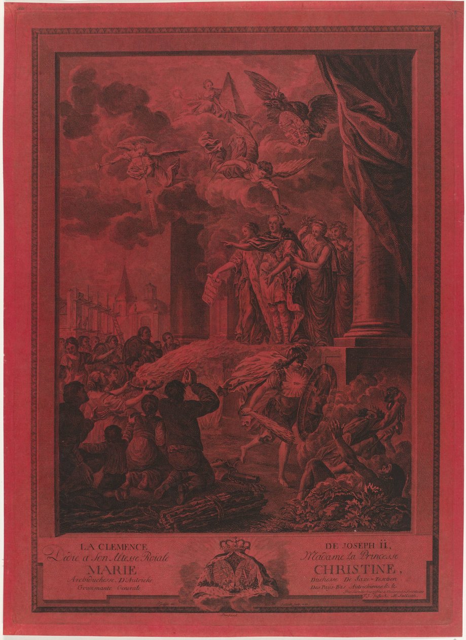 Gnade von Kaiser Joseph II. an die Protestanten, 1783 von Mathias de Sallieth
