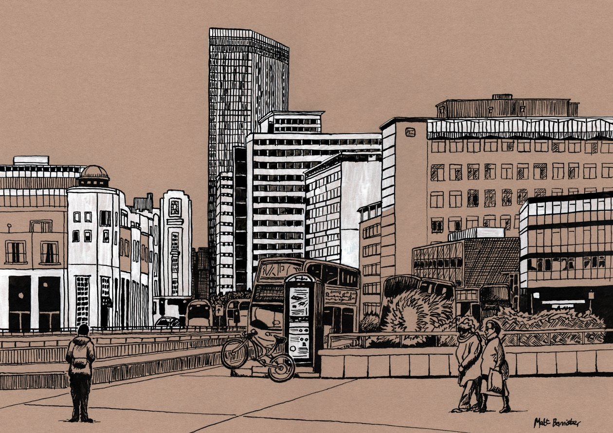 Wellesley Road - Croydon von Matt Bannister