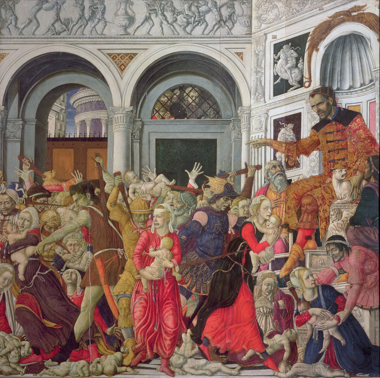 Das Massaker der Unschuldigen von Matteo di Giovanni di Bartolo