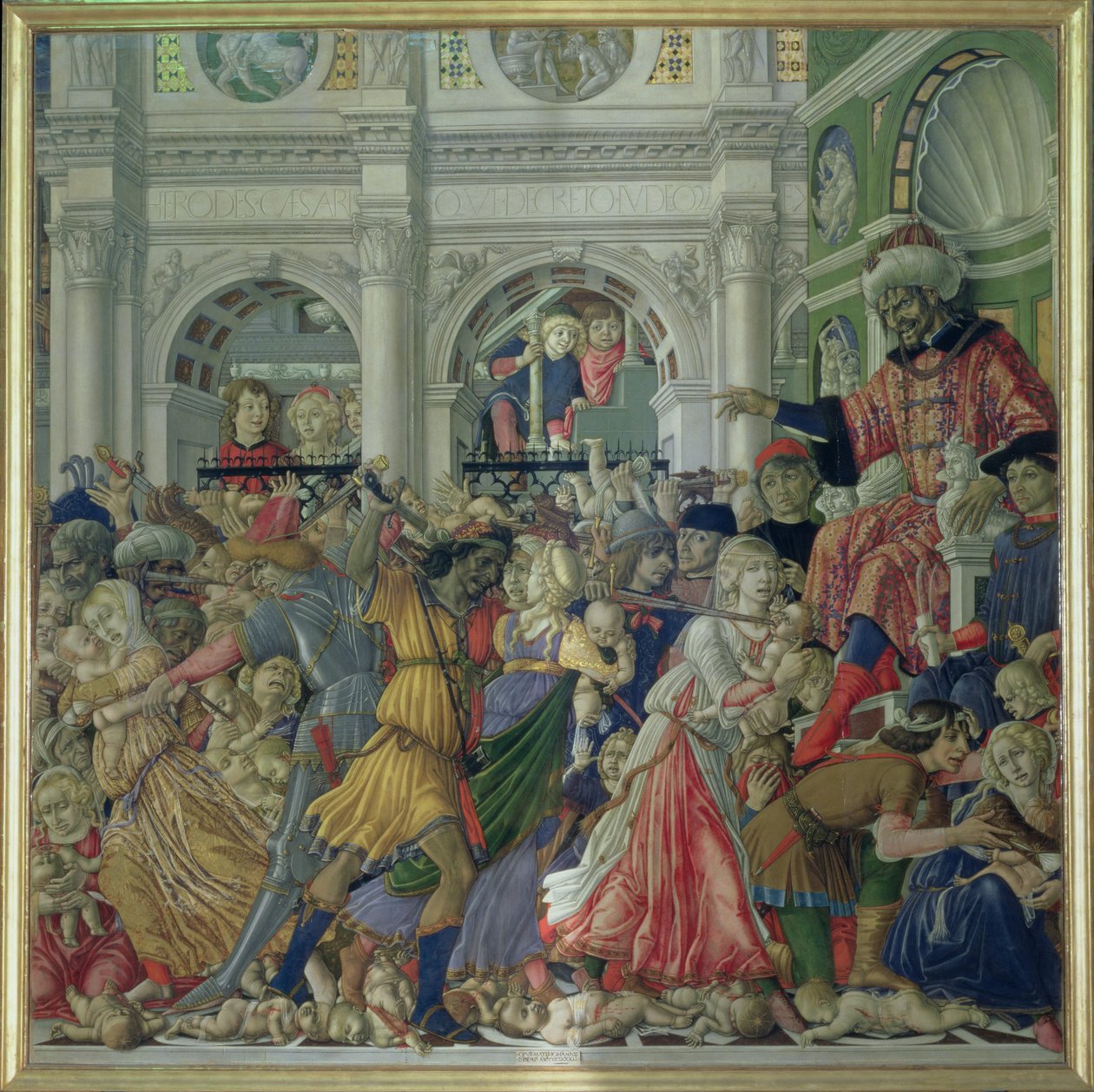 Das Massaker der Unschuldigen, 1482 von Matteo di Giovanni di Bartolo