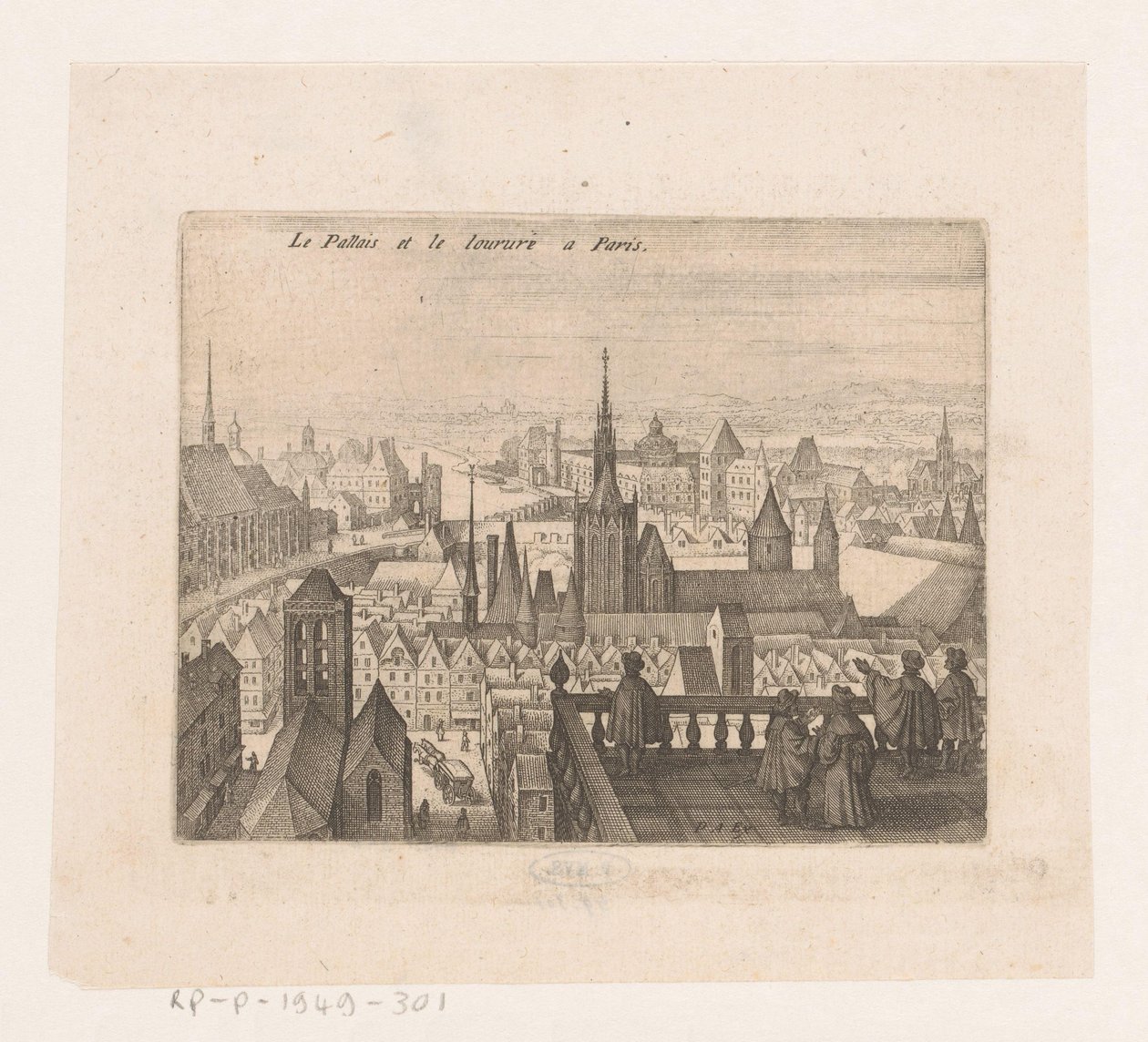 Ansicht von Paris von Matthäus Merian (I)