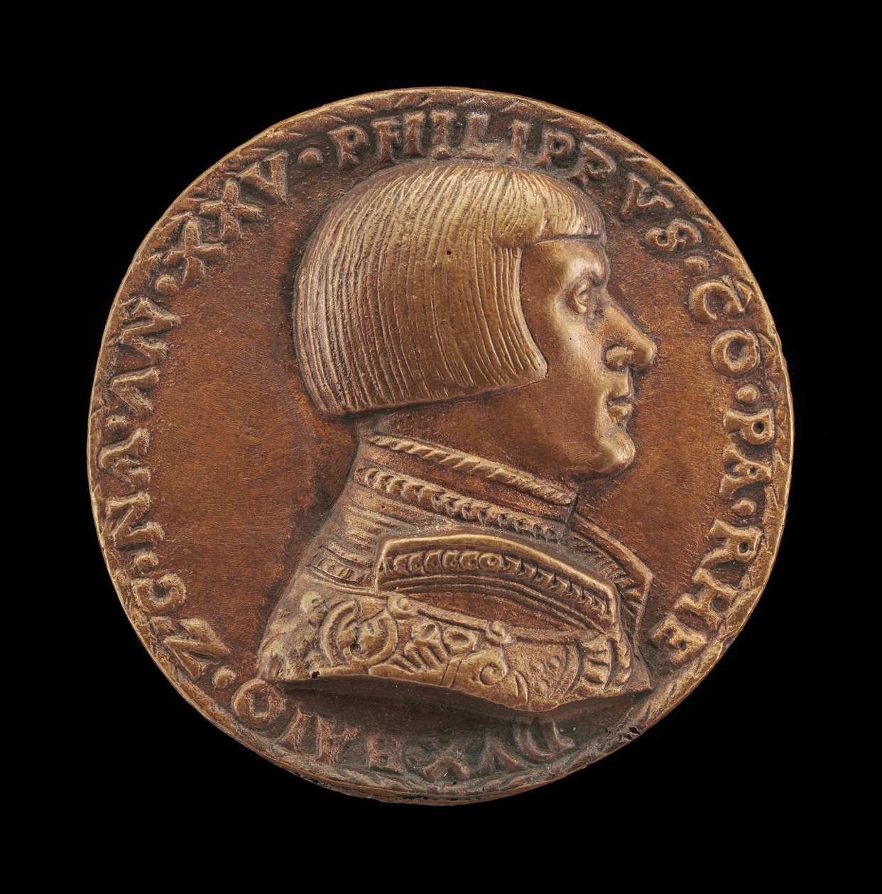 Philipp von Pfalz-Neuburg, Pfalzgraf, 1503-1548 [Vorderseite], 1528 von Matthes Gebel