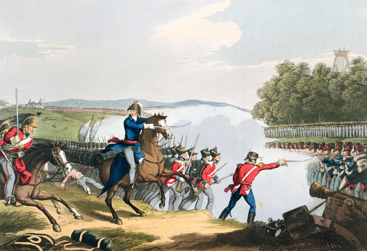 Die Schlacht von Waterloo entschieden durch den Herzog von Wellington von Matthew Dubourg