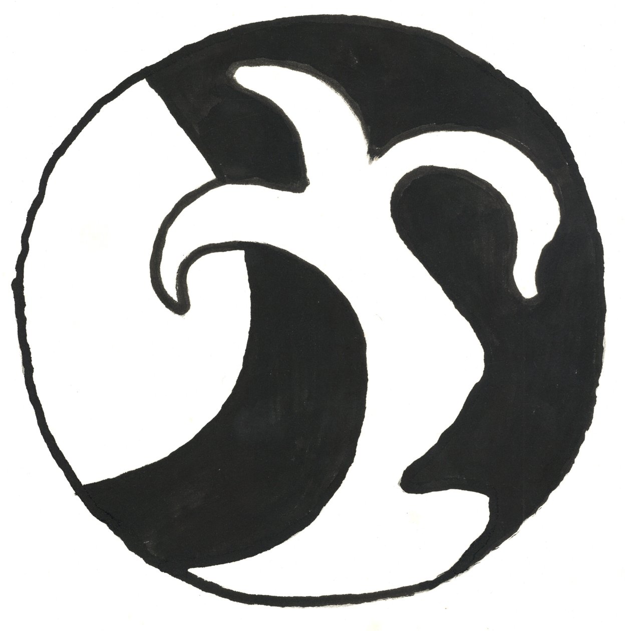 Aus der Serie Glyphes 14, 2017 von Matthew Hilton