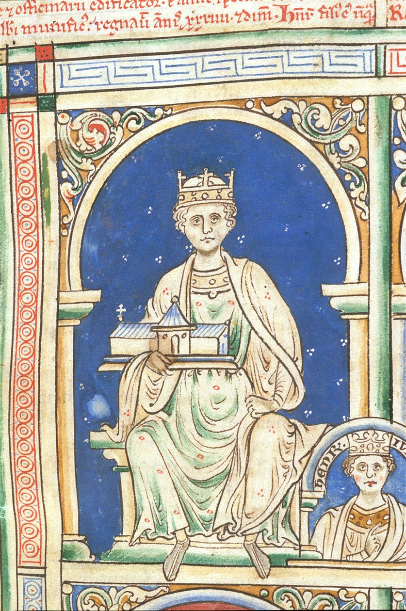 Heinrich II. von England aus der Historia Anglorum, Chronica majora von Matthew Paris