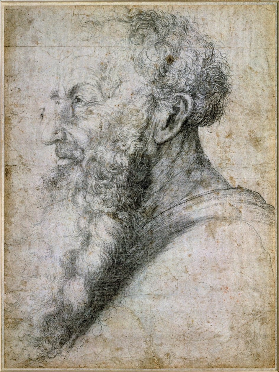 Porträt von Guido Guersi, Humanist und Schriftsteller von Matthias Gruenewald