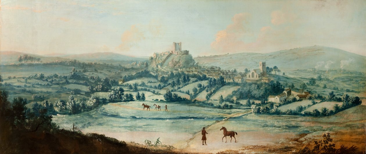 Fernsicht auf Clitheroe, ca. 1730 von Matthias Read