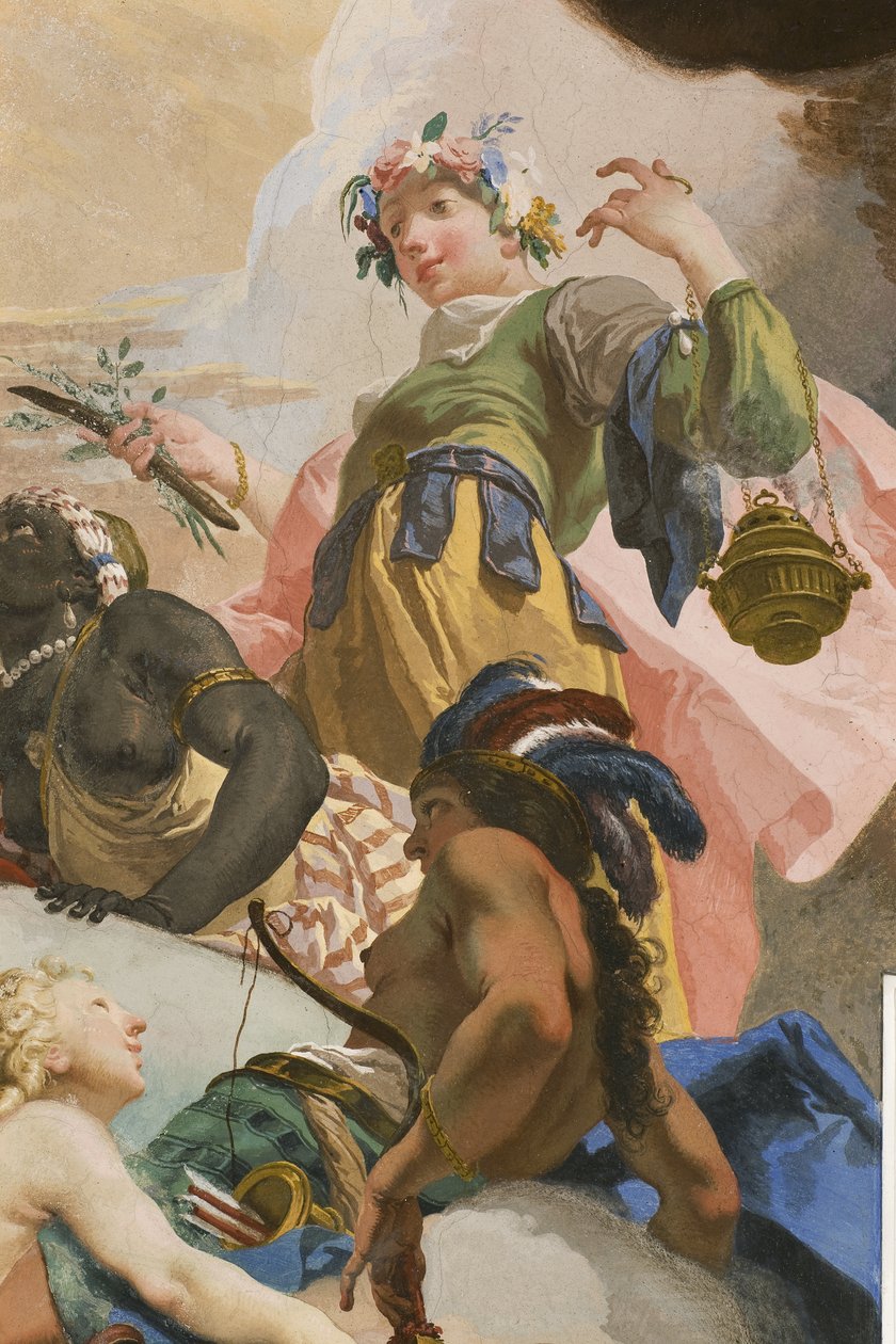 Jupiter und die vier Kontinente von Mattia Bortoloni