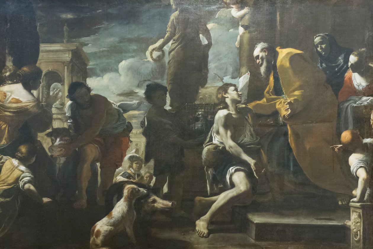 Rückkehr des verlorenen Sohnes von Mattia (1613 99) Preti