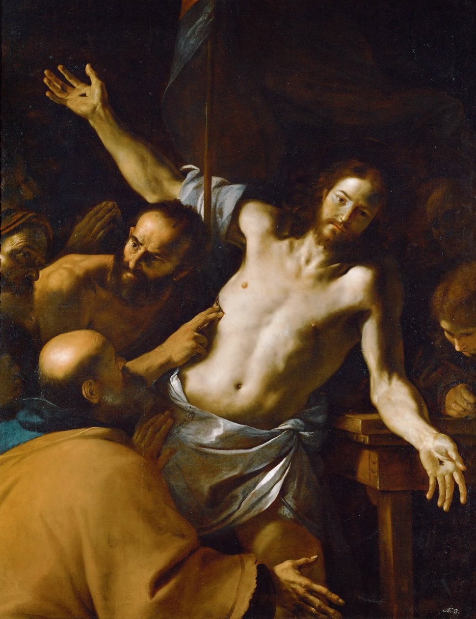 Der ungläubige Thomas von Mattia Preti