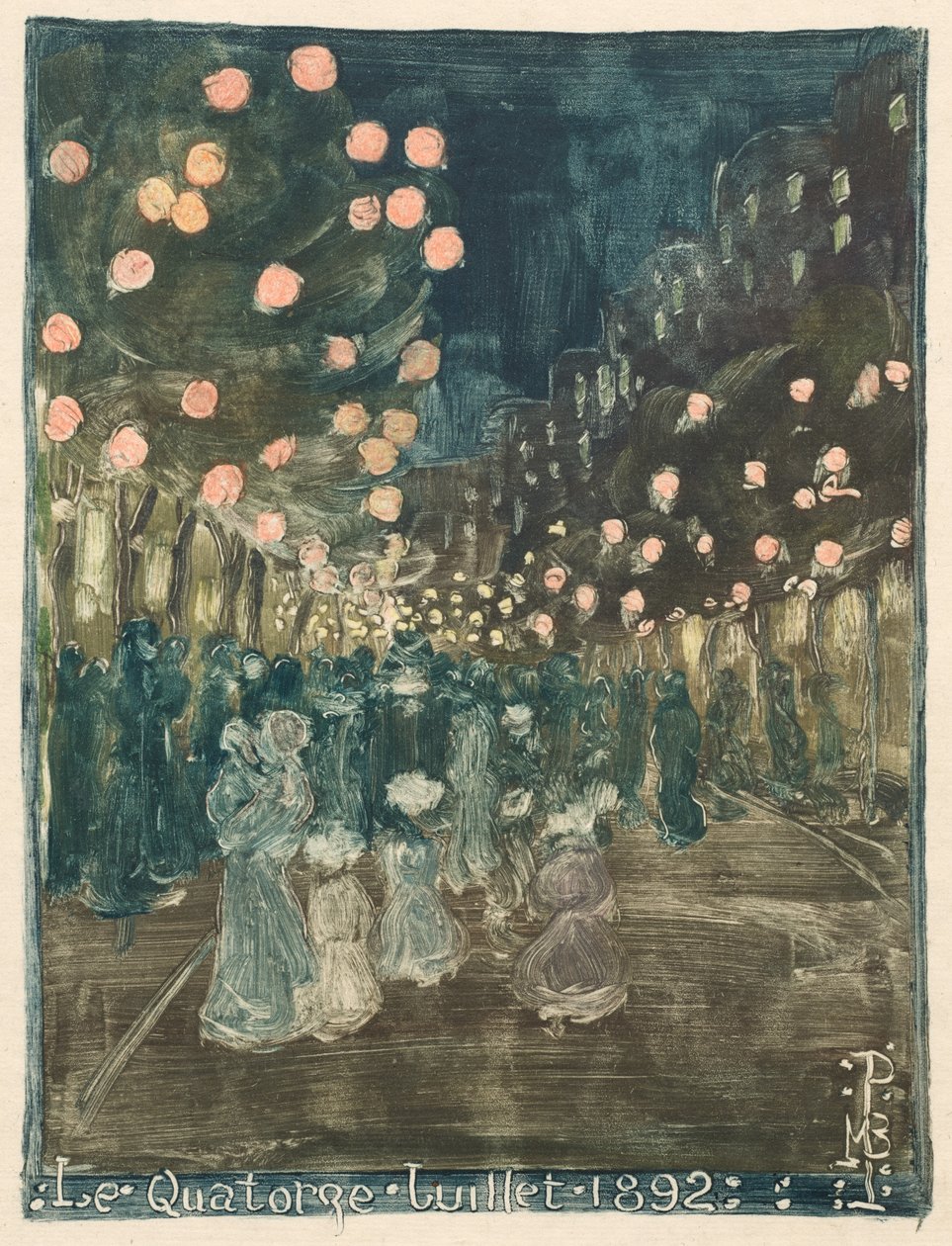 Nationalfeiertag Frankreichs von Maurice Brazil Prendergast