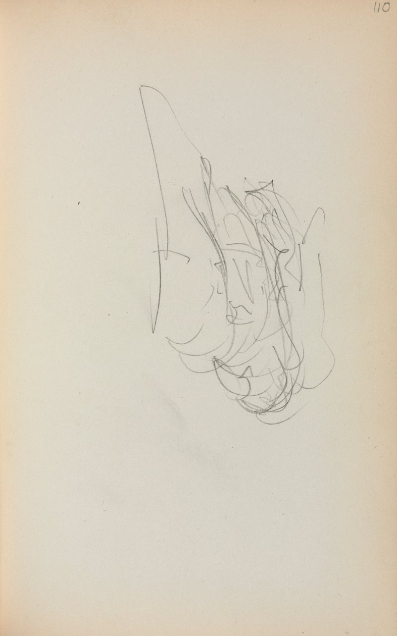 Italienisches Skizzenbuch: Gondel Seite 110, 1898-1899 von Maurice Brazil Prendergast