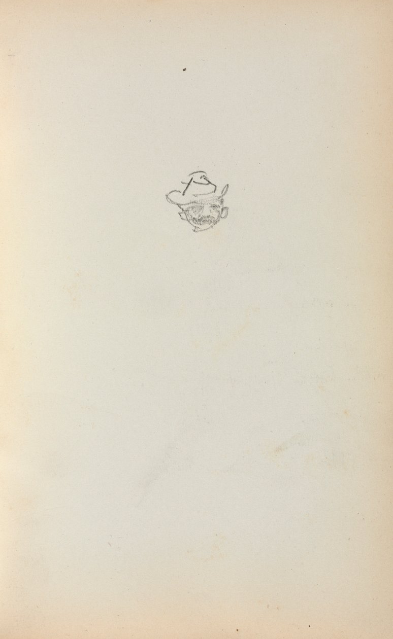 Italienisches Skizzenbuch: Kopf eines Mannes, Seite 223, 1898-1899 von Maurice Brazil Prendergast