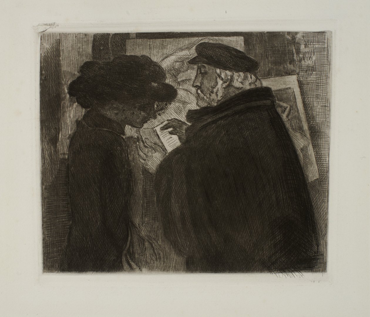 Degas und sein Modell von Maurice Denis