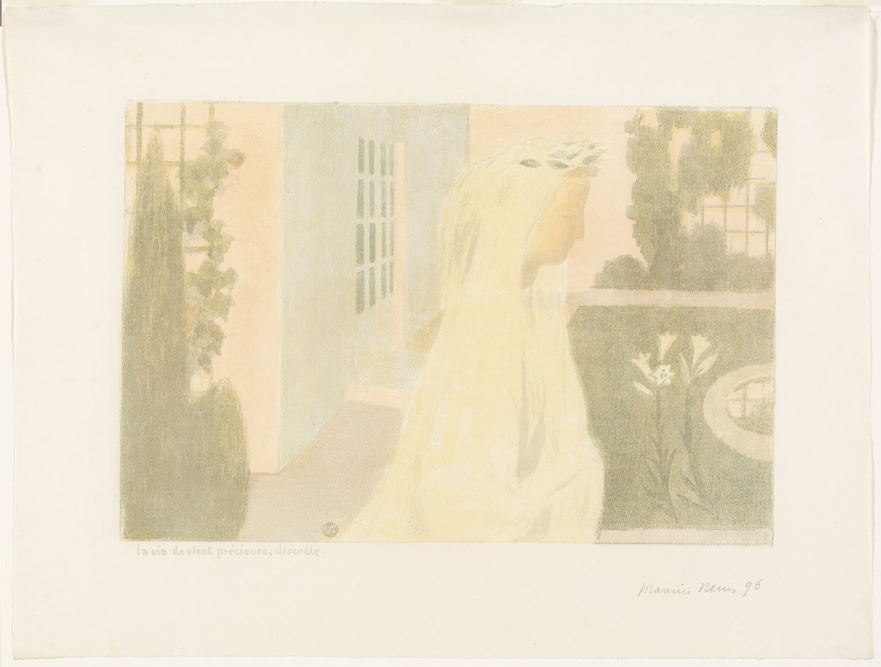Das Leben wird kostbar, diskret, Platte elf aus Liebe von Maurice Denis