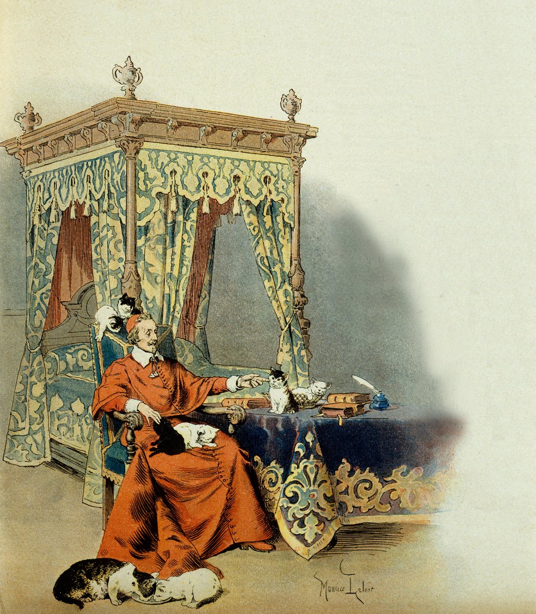 Geschichte Frankreichs: Kardinal Richelieu (Armand Jean du Plessis) von Maurice Leloir