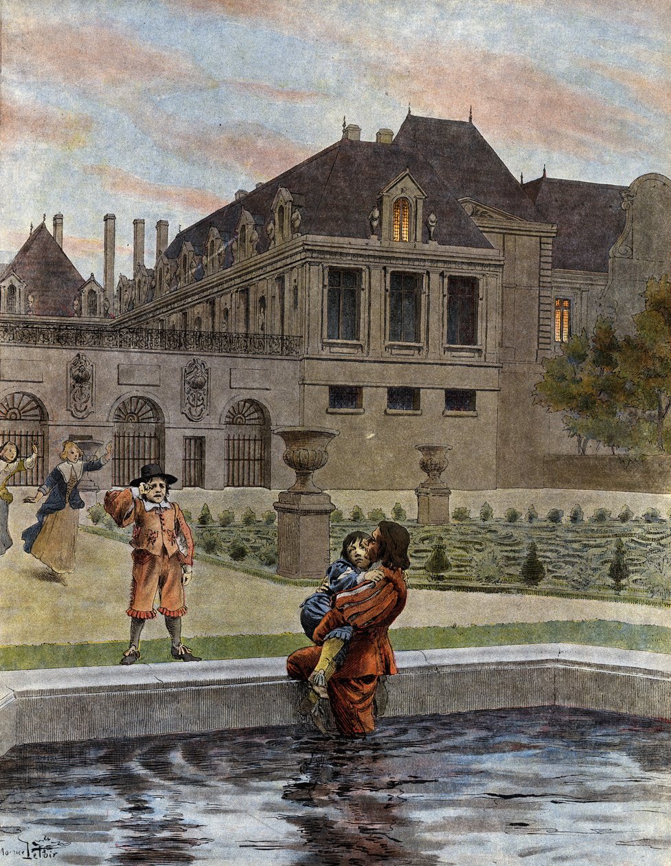 Ludwig XIV., bekannt als der Sonnenkönig von Maurice Leloir