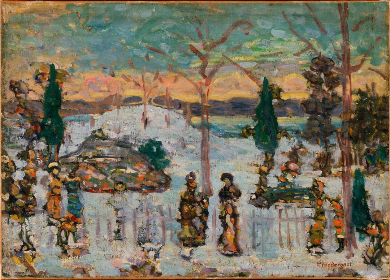 Schnee im April von Maurice Prendergast