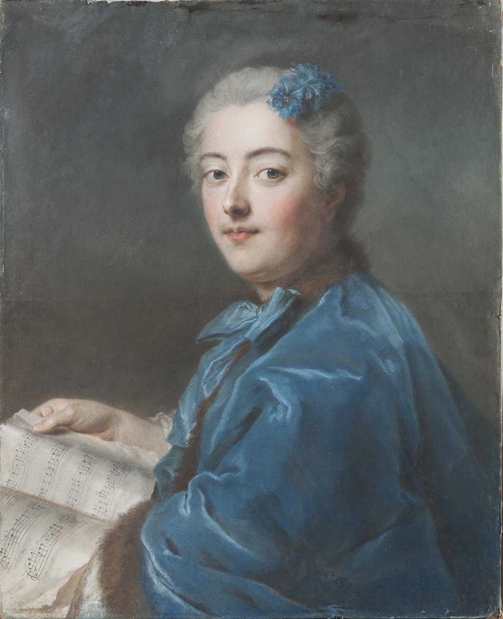 Marie Sophie de Courcillon, Herzogin von Picquigny, Prinzessin von Rohan von Maurice Quentin de La Tour