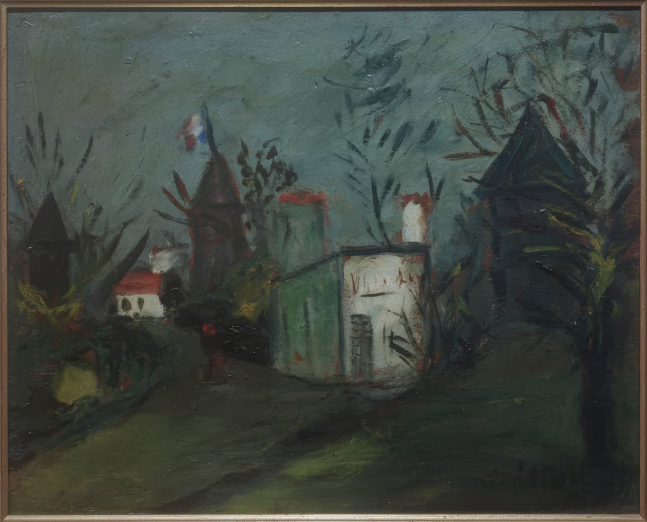 Blick auf Montmartre von Maurice Utrillo