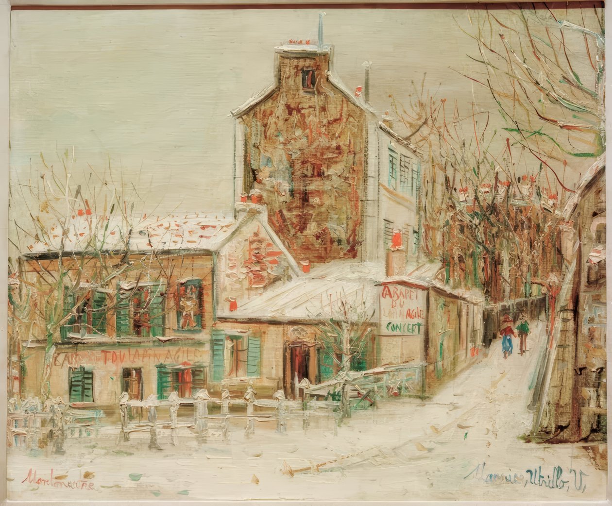 Cabaret Lapin Agile II von Maurice Utrillo