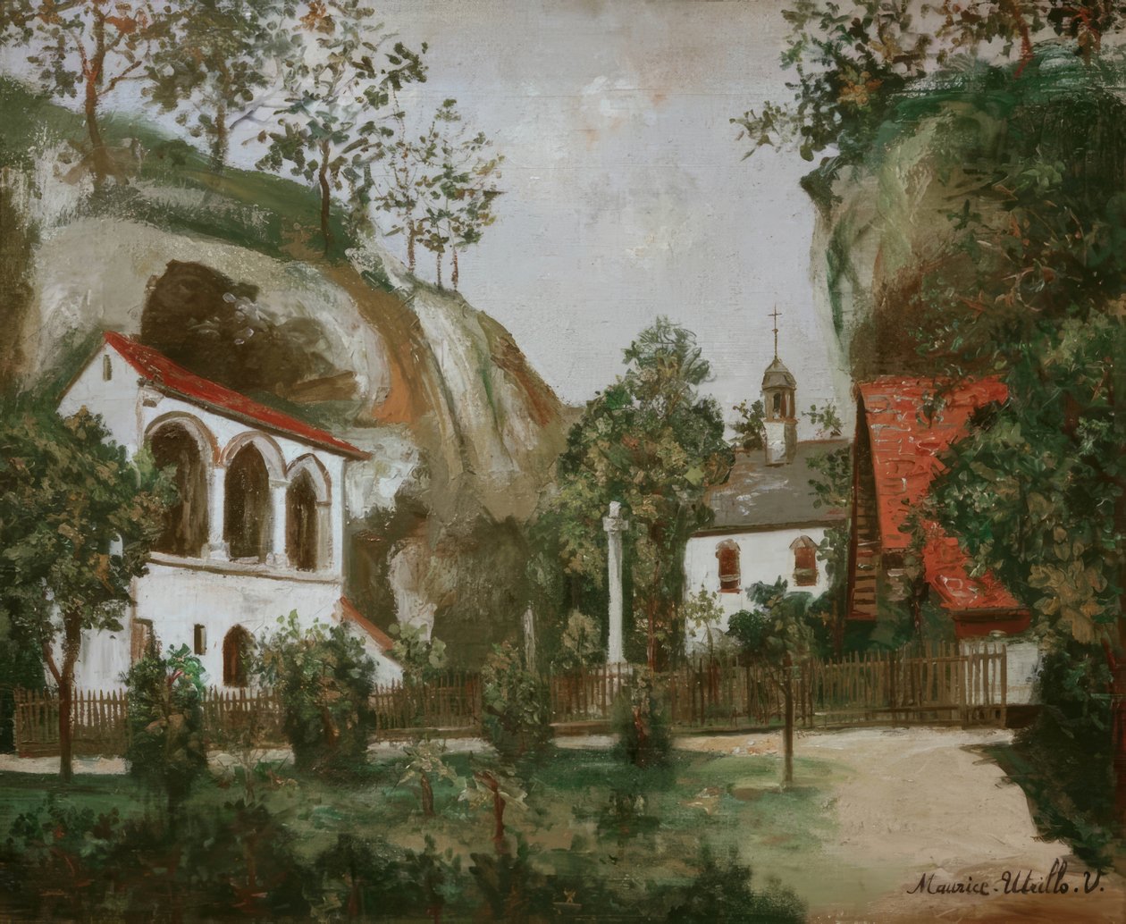 Einsiedelei in Solothurn von Maurice Utrillo
