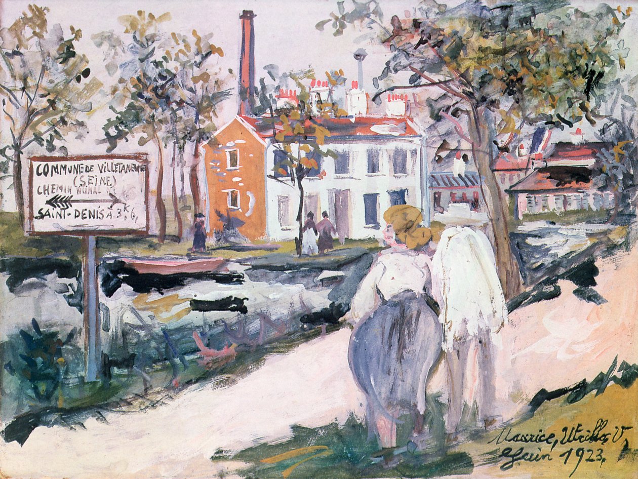 Fabrik von Villetaneuse von Maurice Utrillo