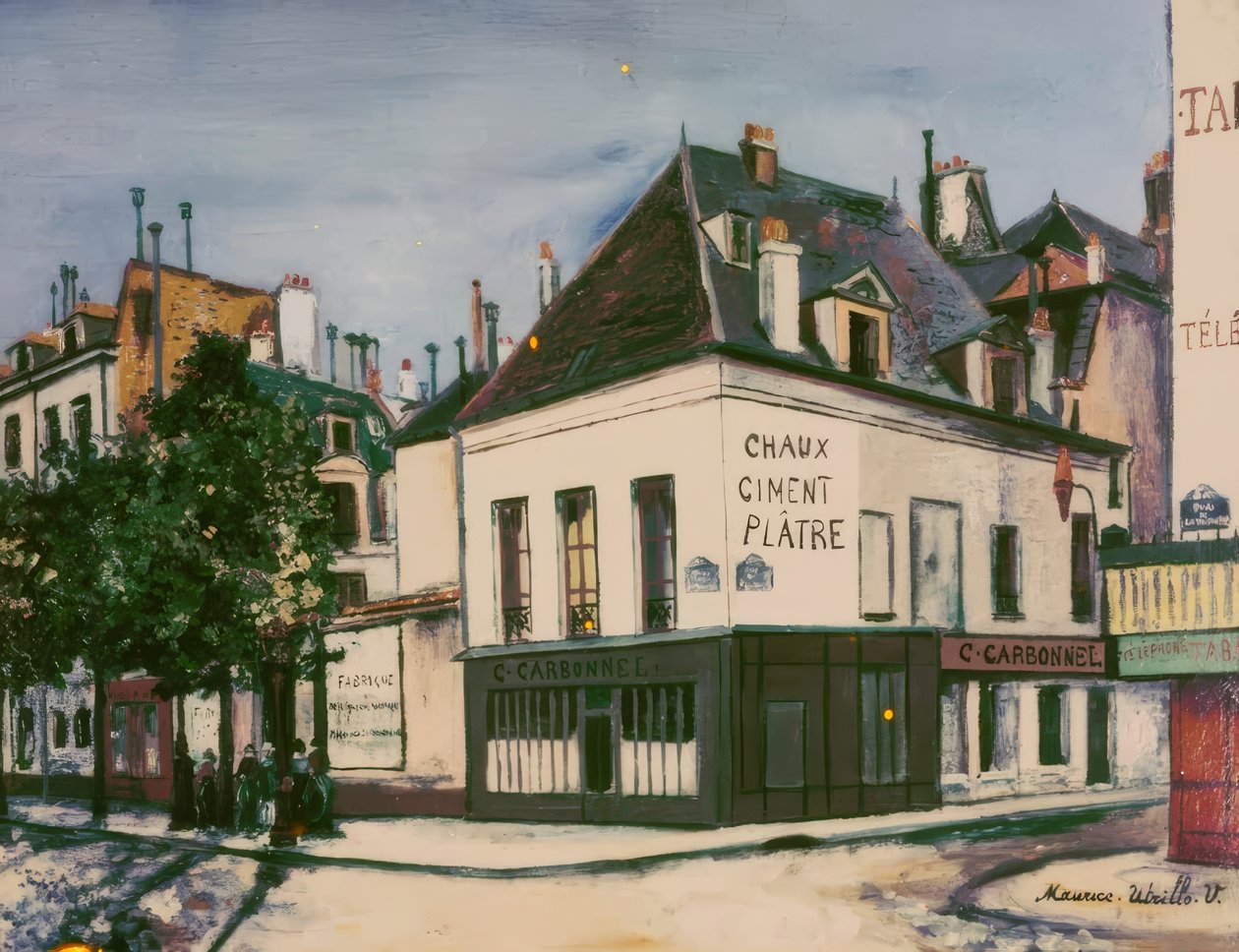 Das Maison Carbonnel, Quai de la Tournelle von Maurice Utrillo