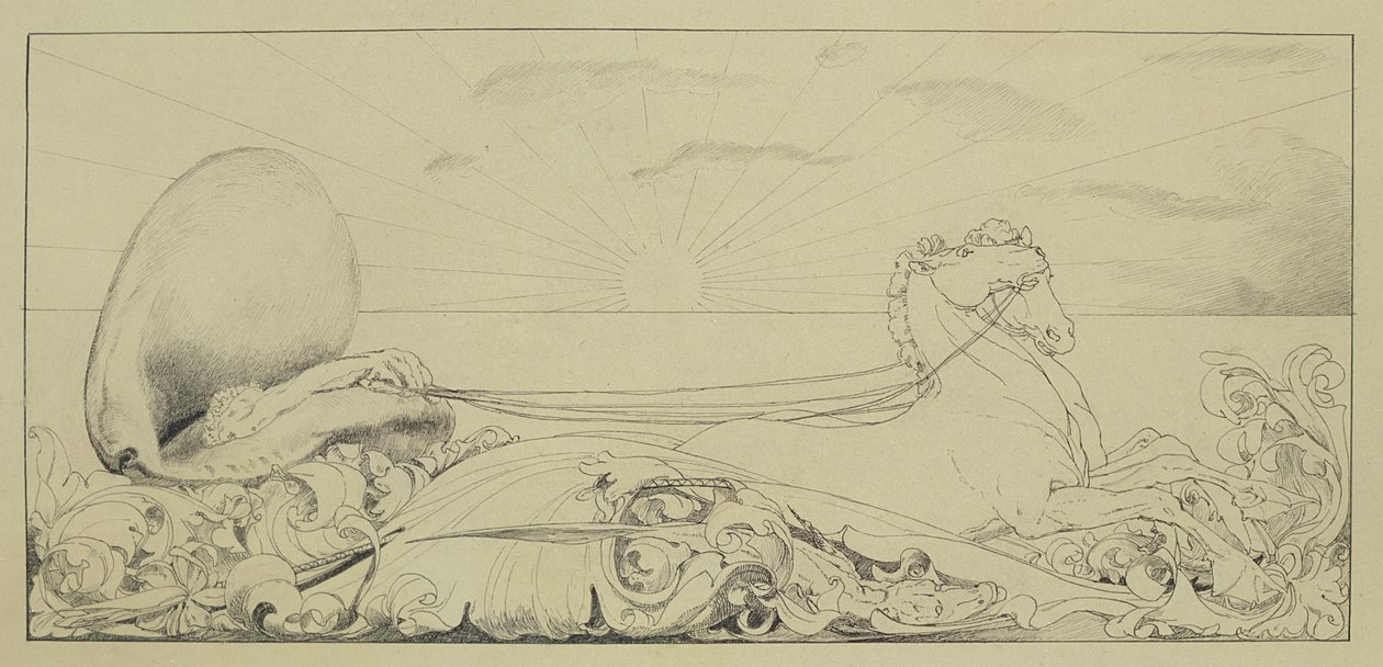 Triumph, aus der Serie von zehn Platten aus Paraphrase on the Discovery of a Glove, 1878 veröffentlicht 1881 von Max Klinger