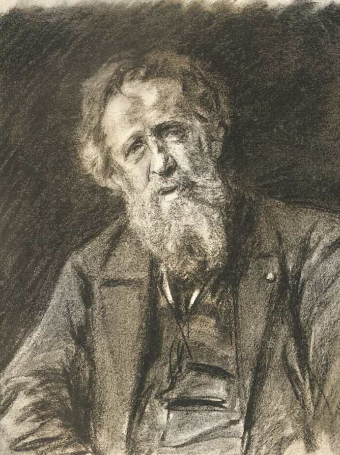 Porträt von Constantin Meunier von Max Liebermann