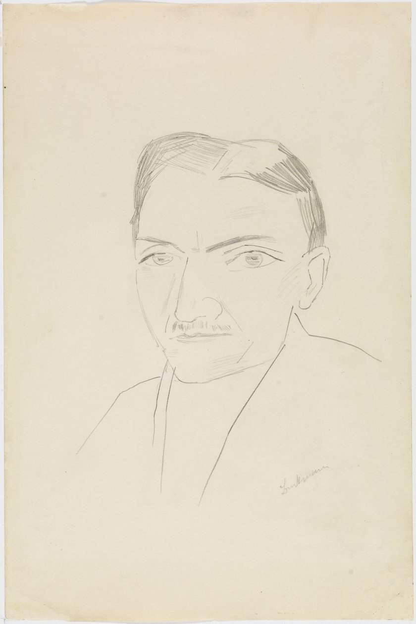 Porträt Fritz Wichert von Max Beckmann