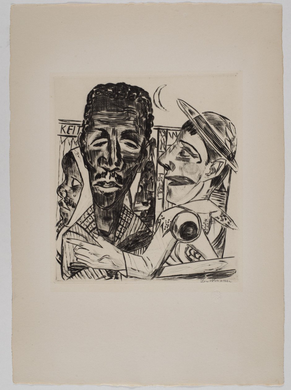 „Der Schwarze“ von Max Beckmann