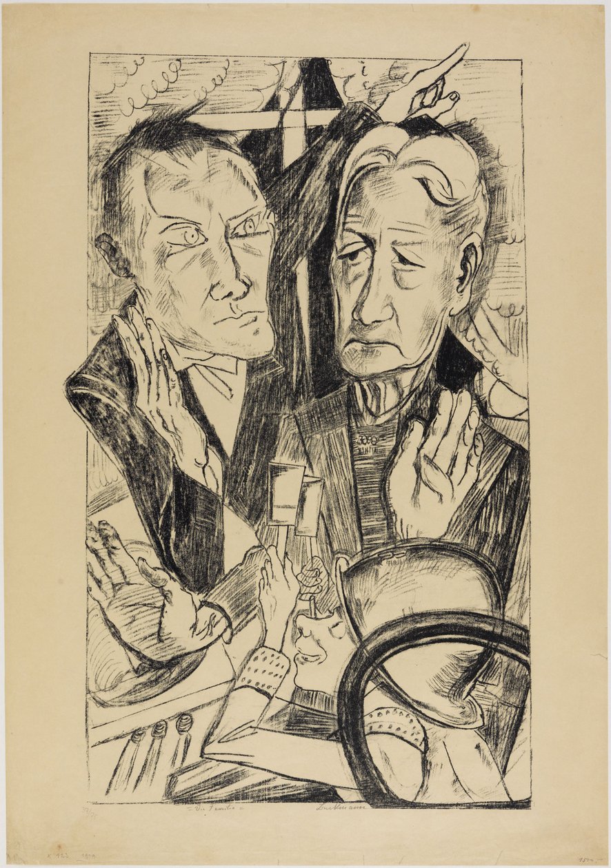 Die Familie (Familie Beckmann) von Max Beckmann