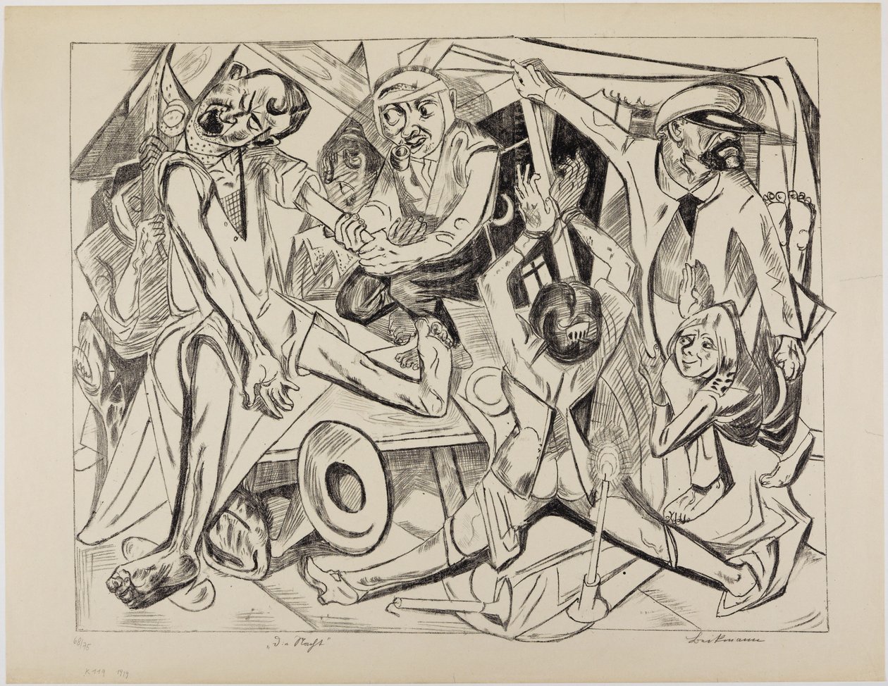 Die Nacht von Max Beckmann