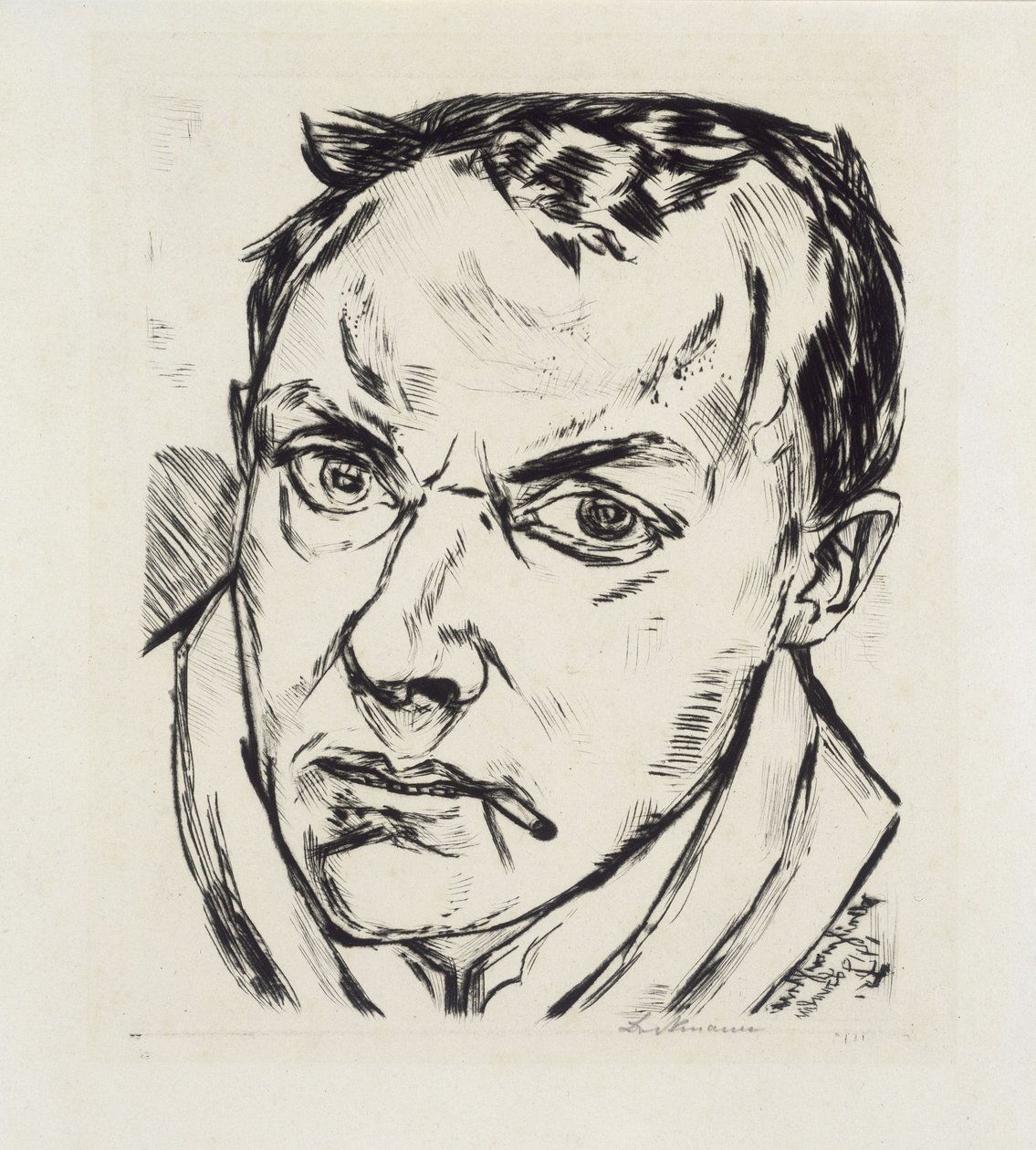 Großes Selbstbildnis von Max Beckmann