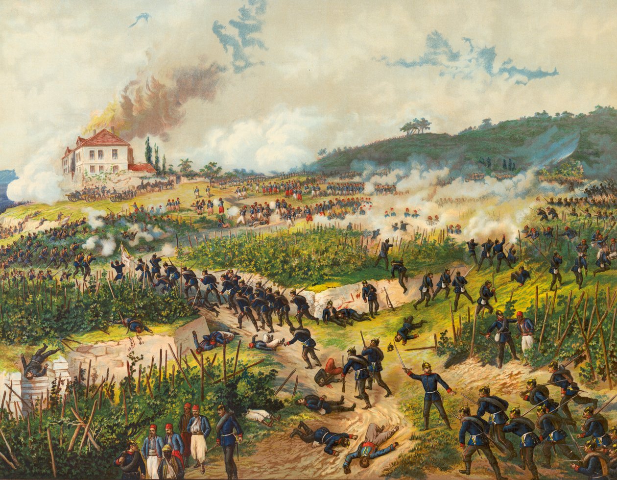 Sturm auf den Geisberg, Schlacht von Weißenburg von Max Henze-Dassau