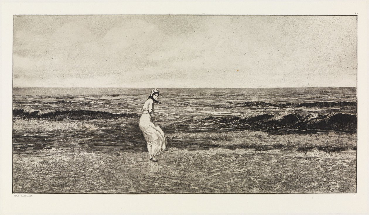 Am Meer (Intermezzi, Opus IV, Blatt 2) von Max Klinger