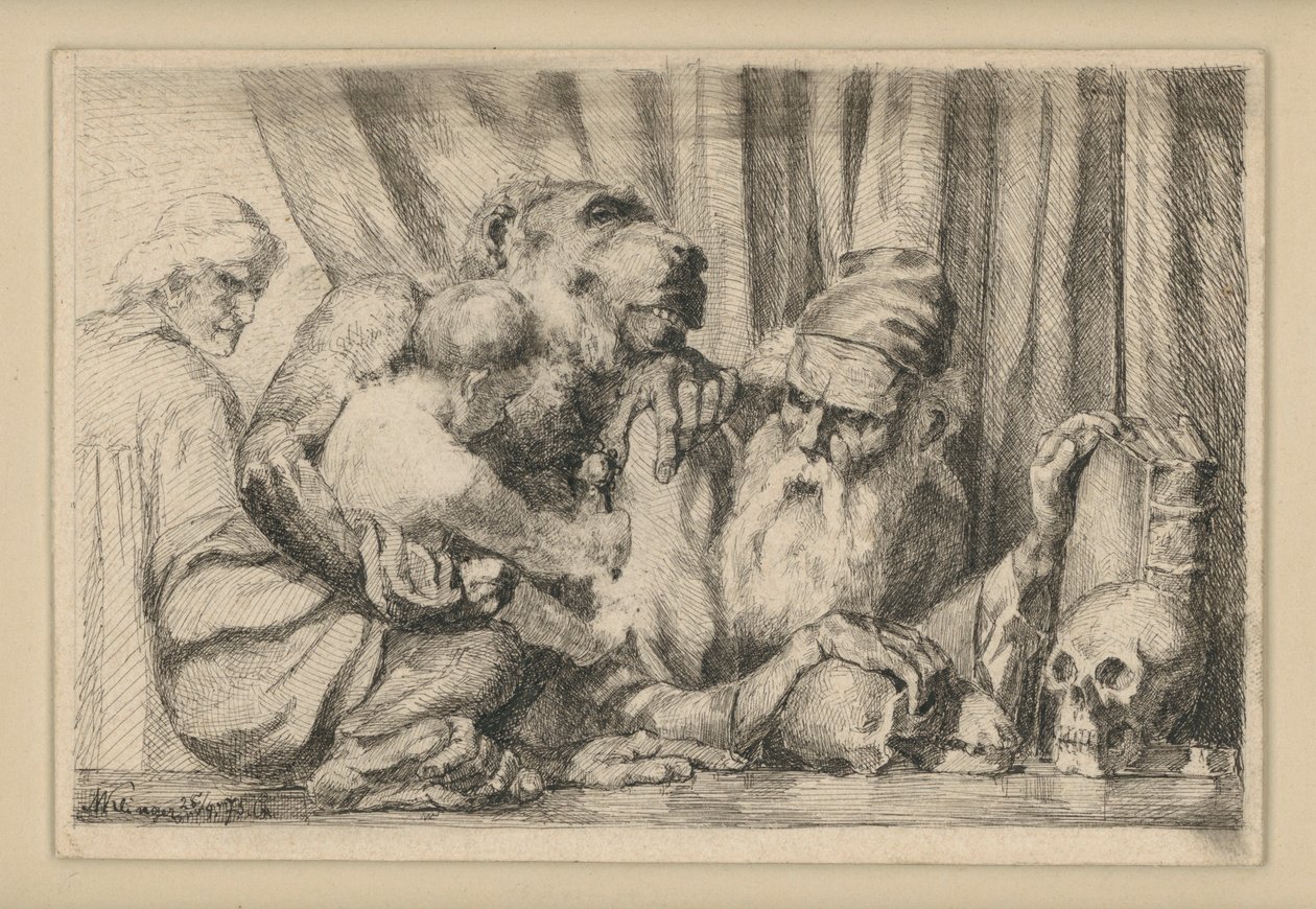 Darwins Theorie von Max Klinger