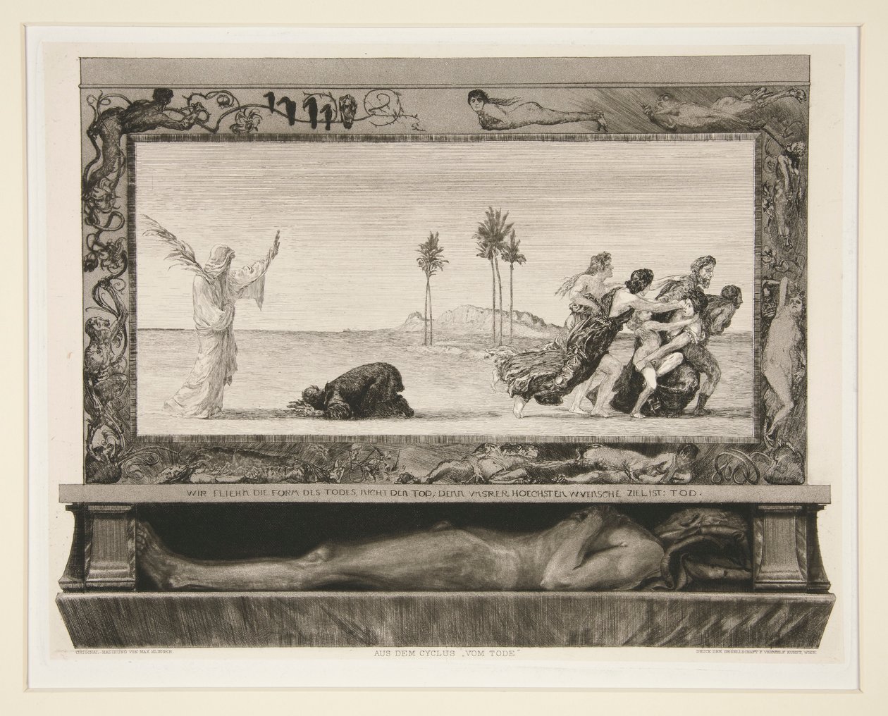 Der Tod der Retter, aus Vom Tode von Max Klinger