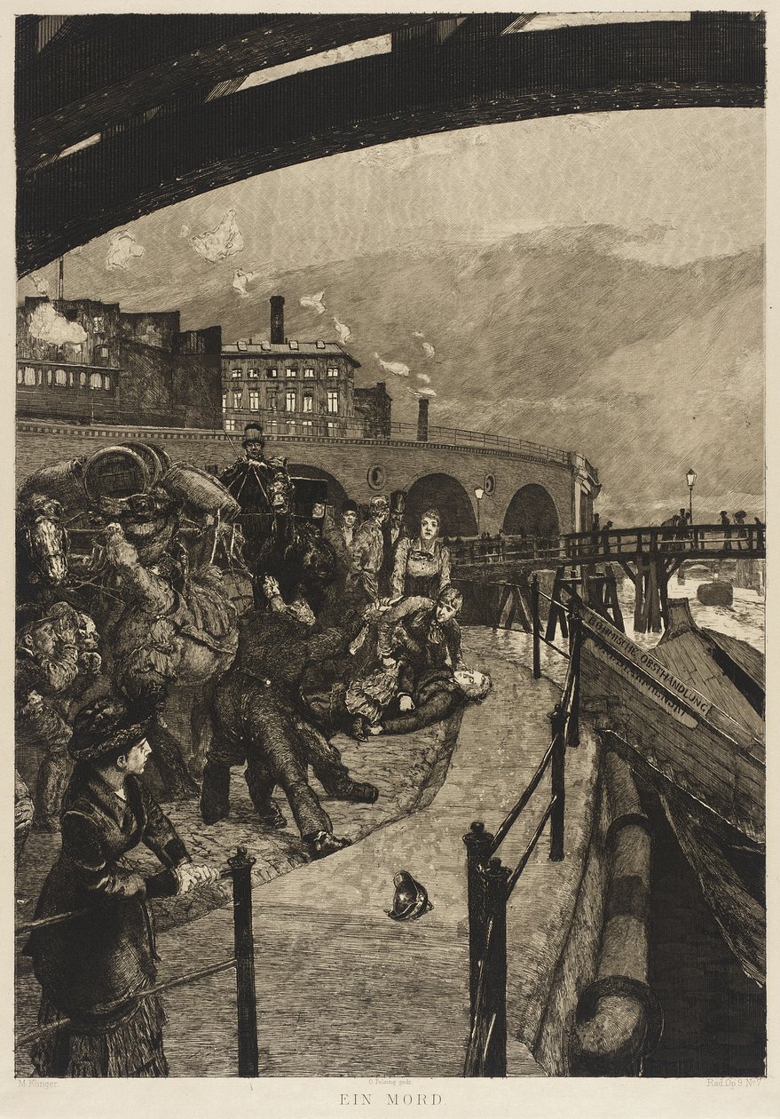 Ein Mord von Max Klinger