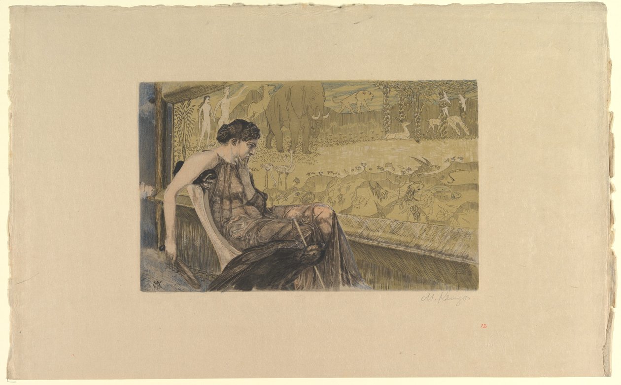 Leuckart-Zertifikat (Penelope) von Max Klinger