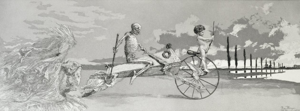 Liebe, Tod und Jenseits, 1881, Platte XII aus 