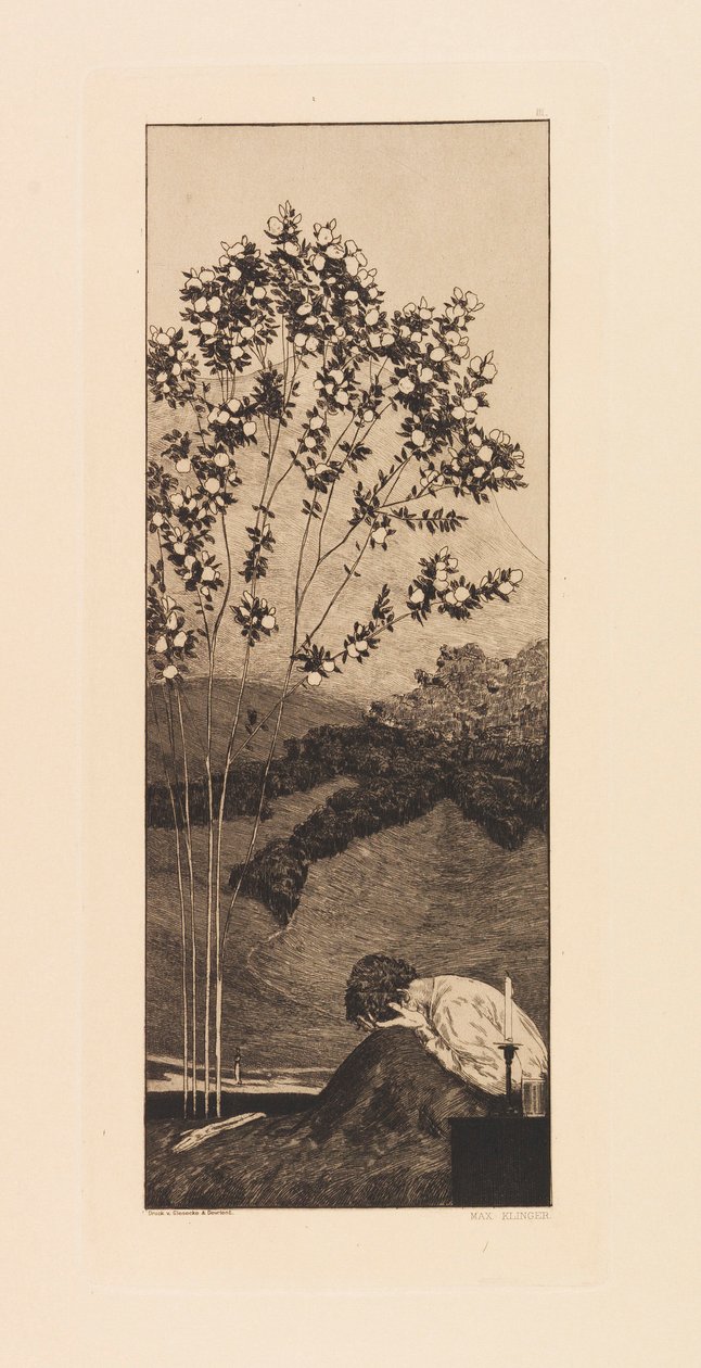 Opus VI, aus Paraphrase über das Finden eines Handschuhs, 1881 von Max Klinger