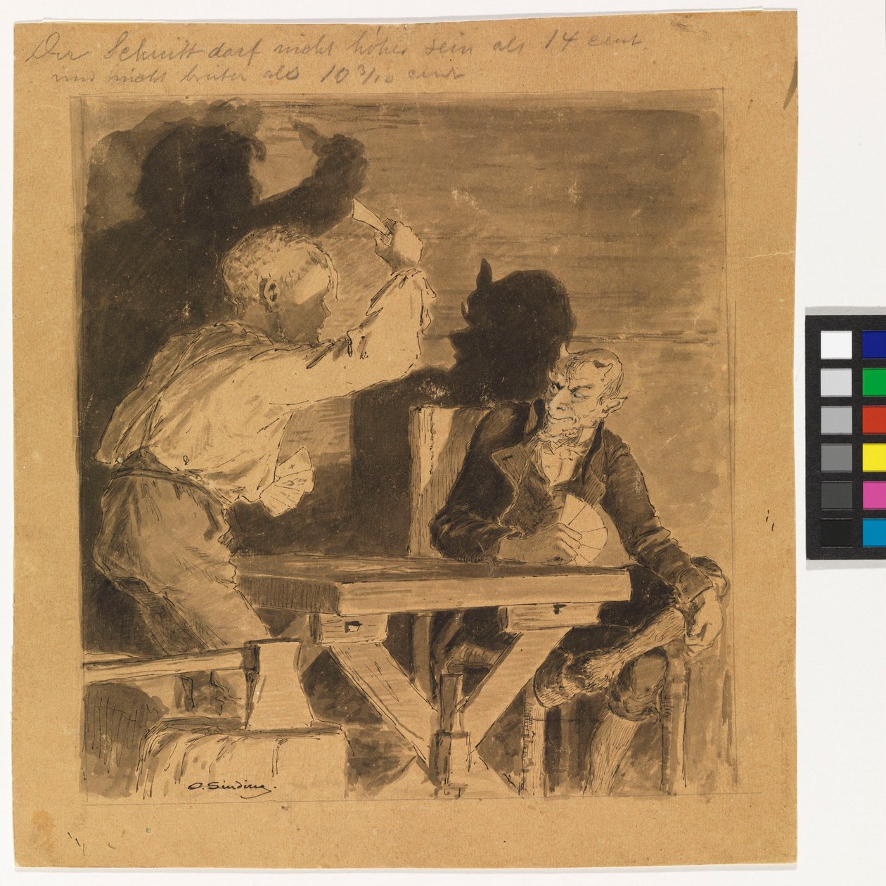 Pyramus und Thisbe IV. von Max Klinger