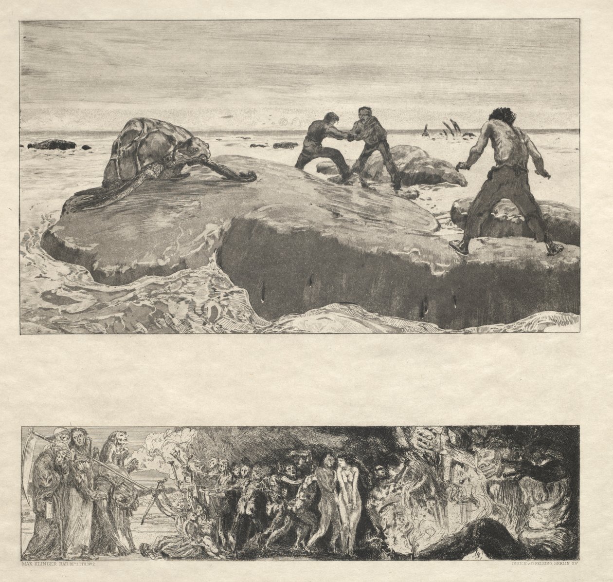 Vom Tode I, (Opus II, 1889) Nr. 2 von Max Klinger