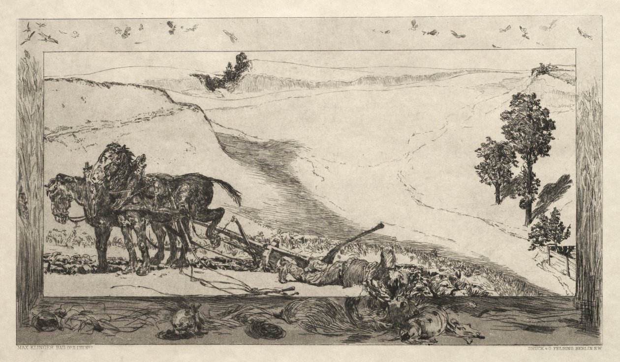 Vom Tode I, Opus II, Nr. 7 von Max Klinger