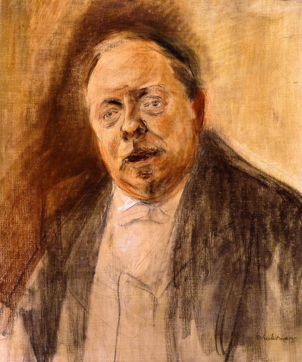 Bildnisstudie Freiherr Alfred von Berger von Max Liebermann